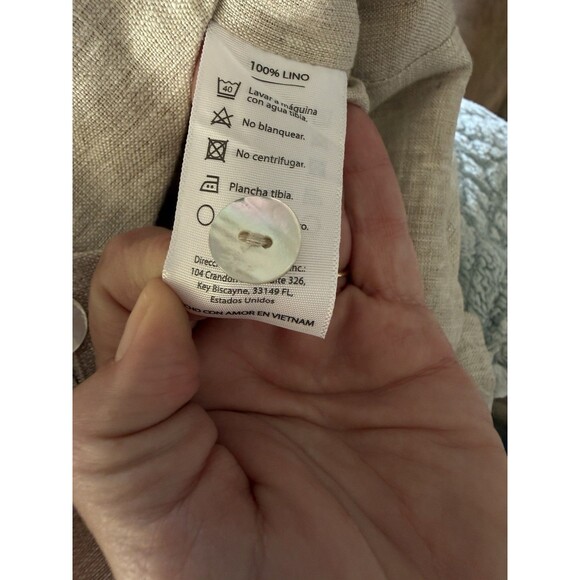 Lanhtropy 100% Linen Vest XS- NWT - Picture 8 of 10